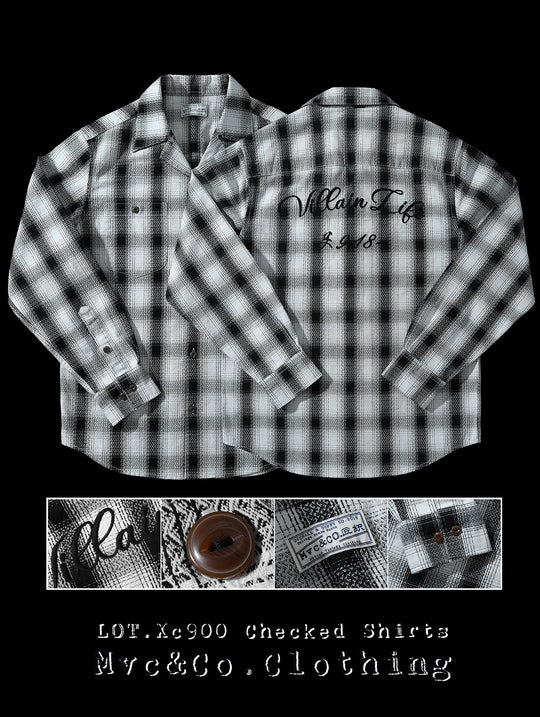 Mvc&Co. XC900# Checked shirt