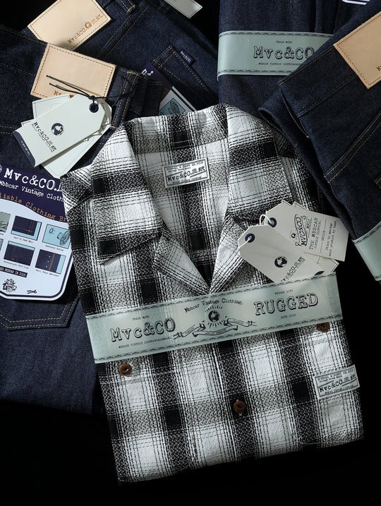 Mvc&Co. XC900# Checked shirt