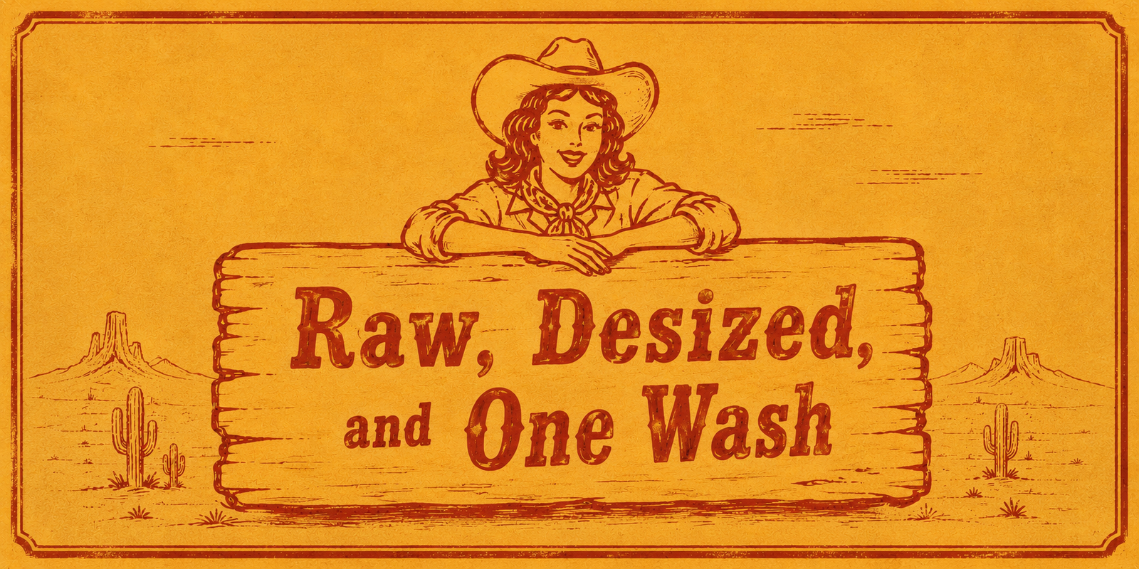 What Is Desized Denim? Raw, Desized, and One Wash Explained