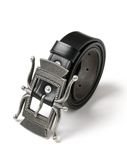 Octopus-shaped Buckle Belt-Hand-Debossed Lines