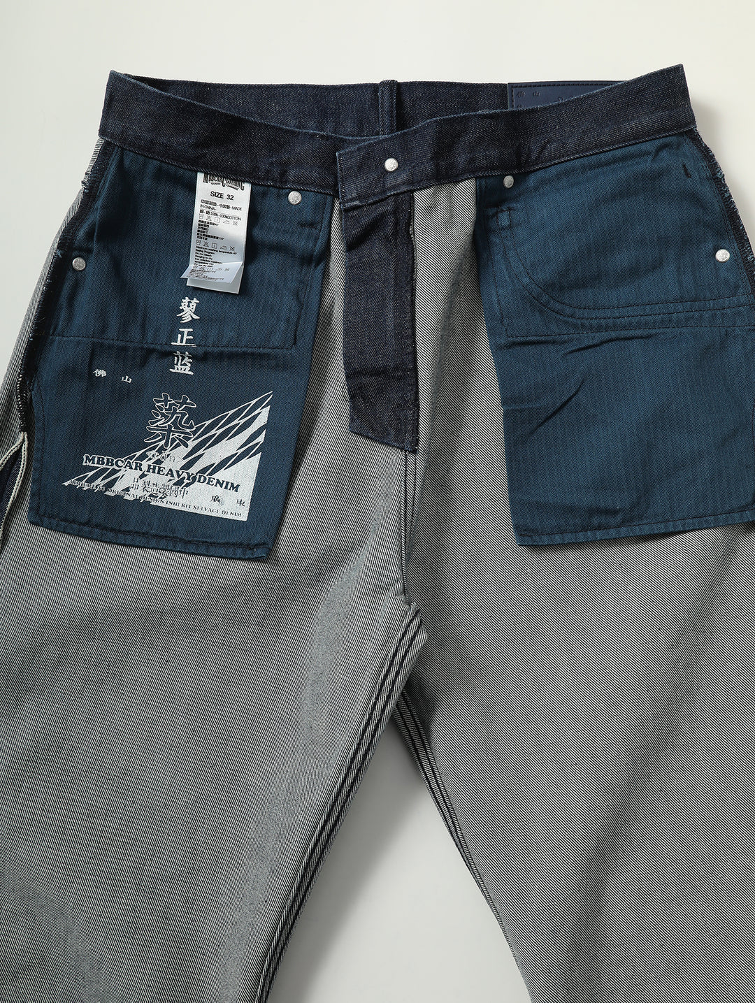 RAN Wide-Leg jeans-Plant Dyeing Indigo
