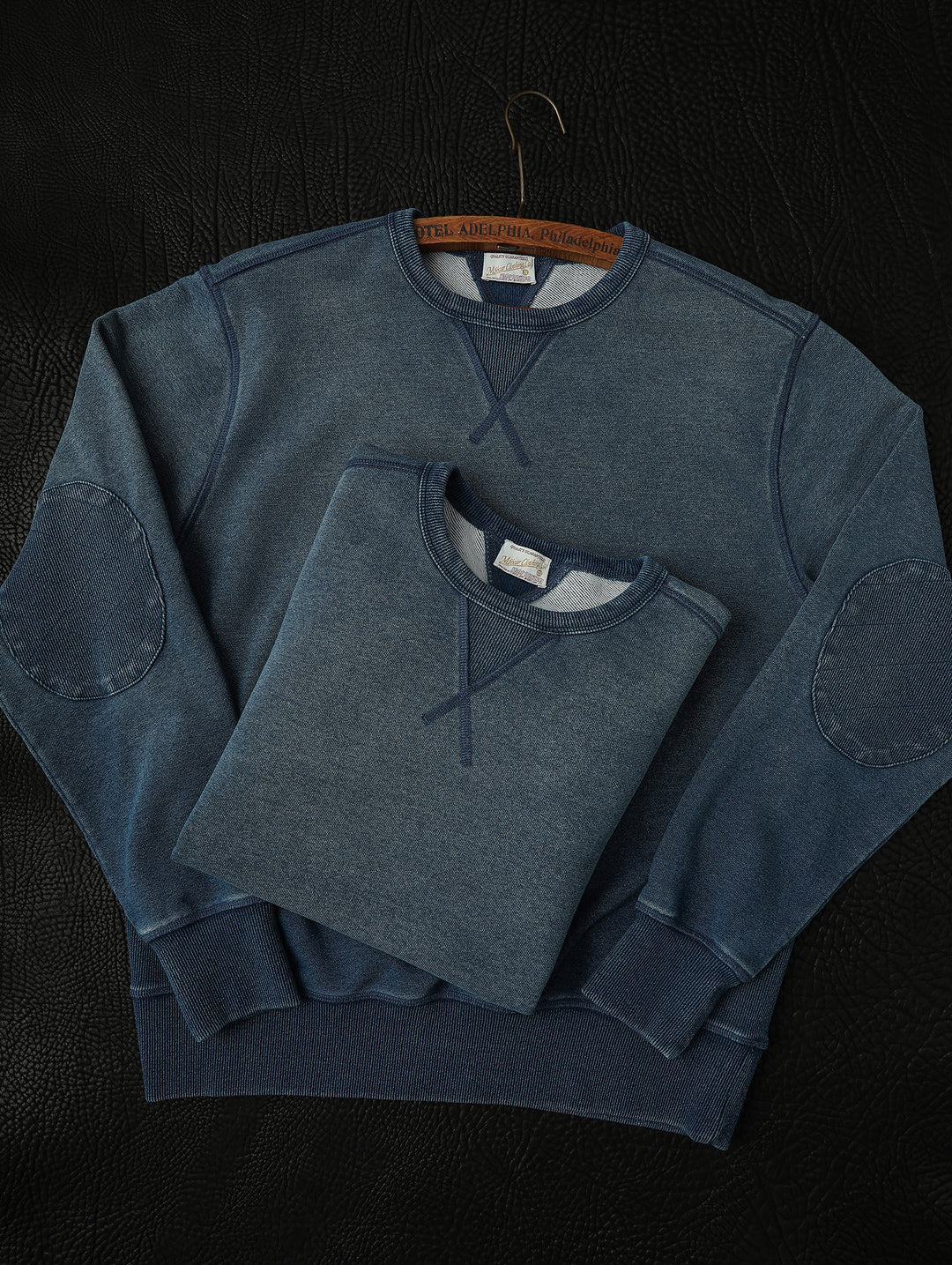 Sun-Faded Indigo Sweatshirt