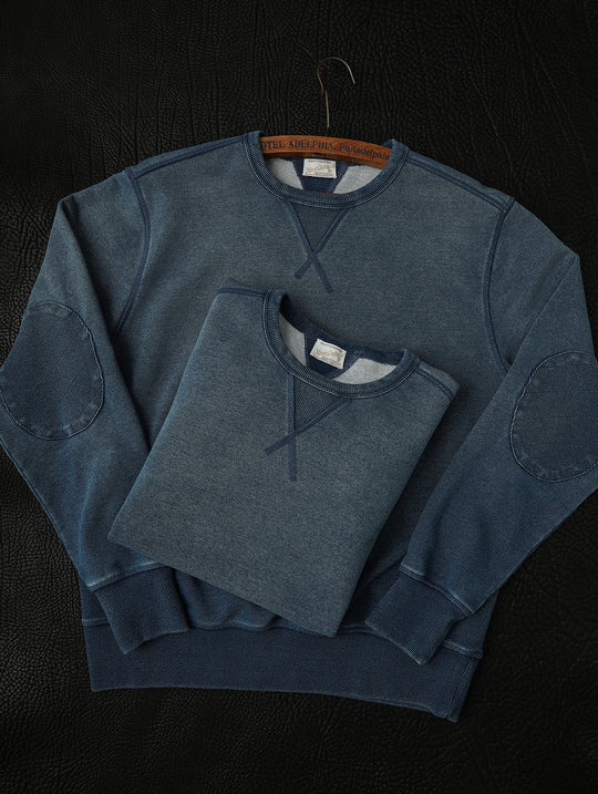 Sun-Faded Indigo Sweatshirt