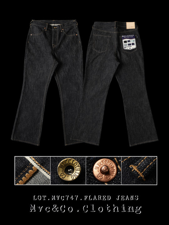 Mvc&Co.16.4OZ 747 Loose-Fit Flared jeans