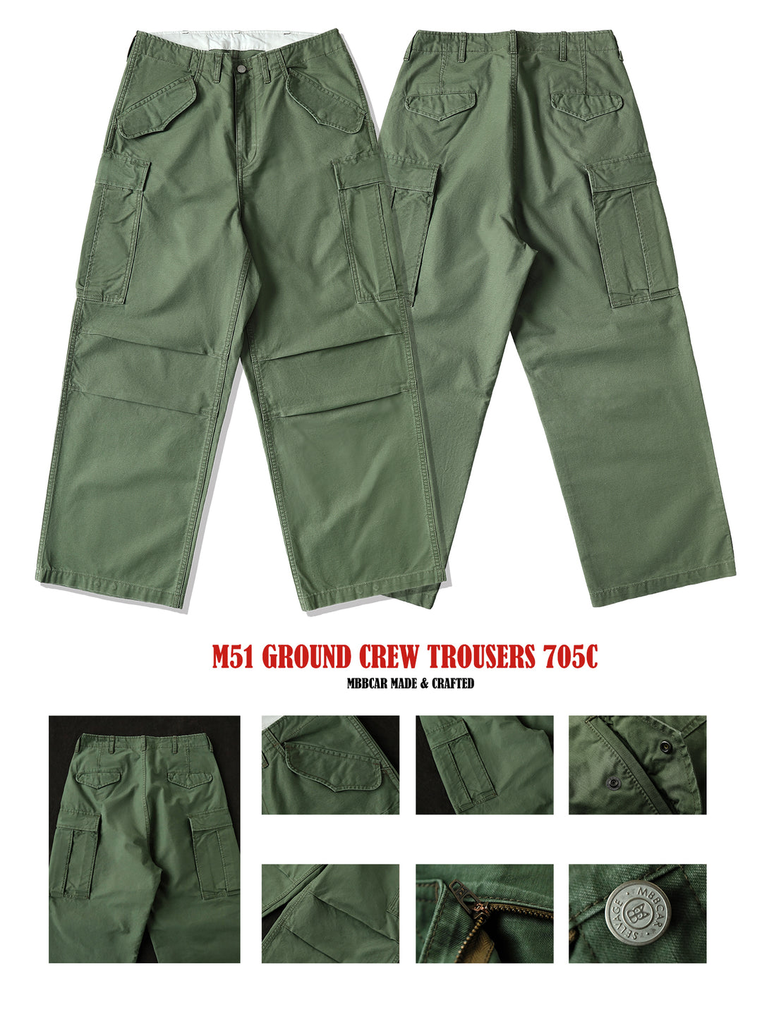 M51 Ground Crew Trousers 705C