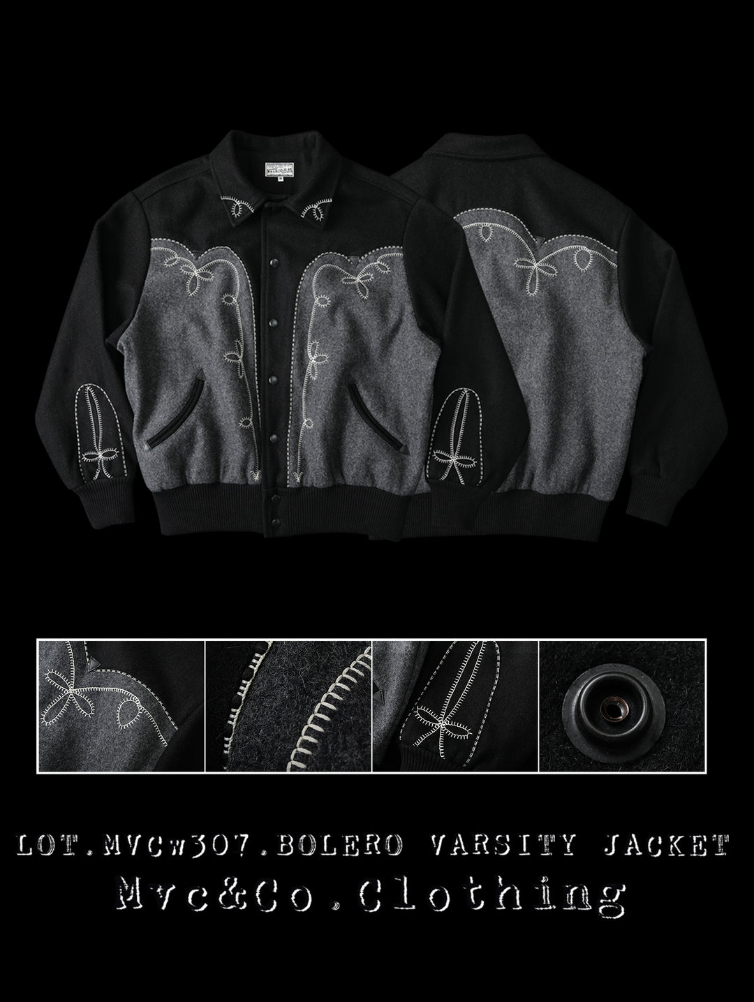 Bolero-Style Baseball jacket
