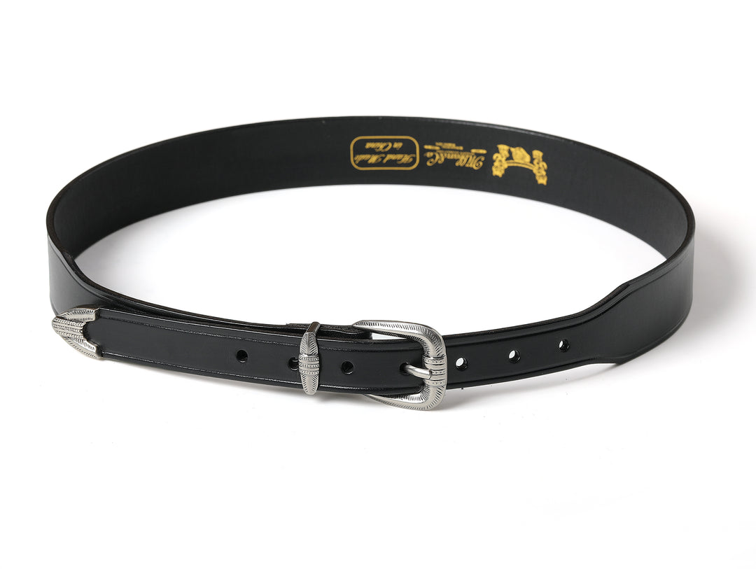 Horseshoe Pin Buckle Belt-Black