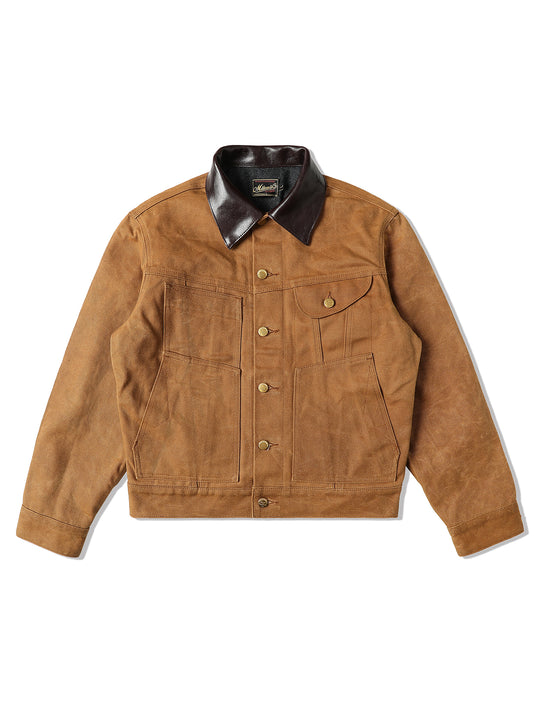 Mackinaw Wool Oil-Waxed Canvas Cruiser Jacket