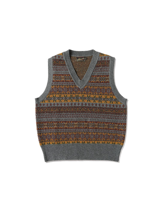 Fair Isle Knit Vest