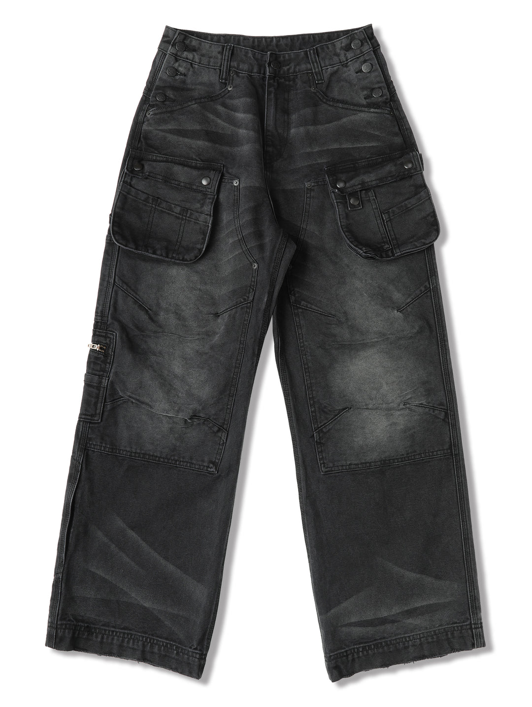 Logger Multi-Pocket Wide-Leg Work pants
