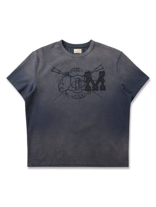 Sun-Faded Aged Patchwork T-shirt