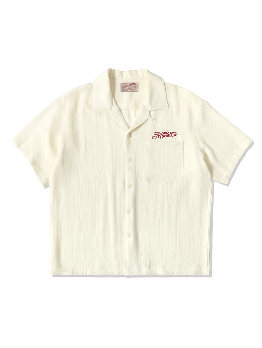 Flax Cuban Collar Shirt