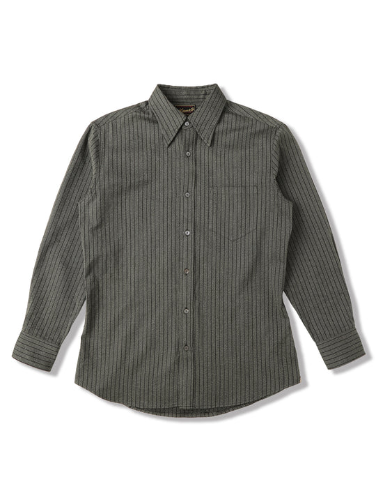 Long-Point Button-Down Work shirt