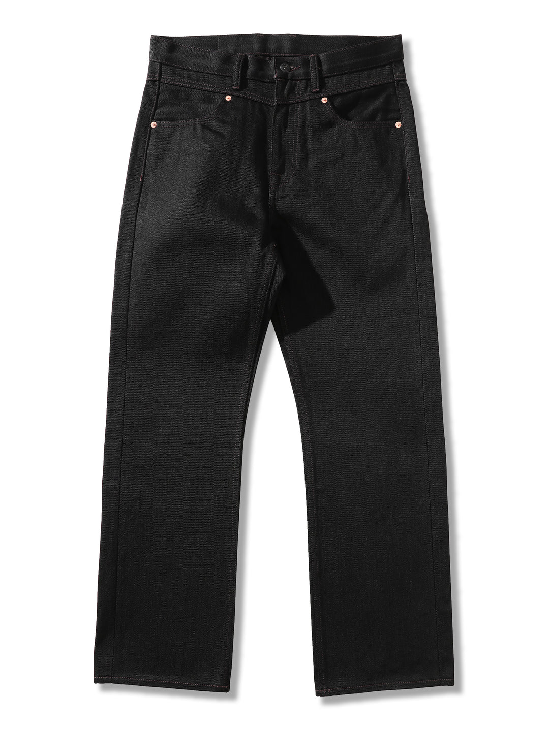 18.6OZ Black Swordsman Straight-Fit jeans