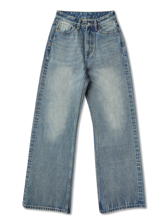 16oz Monroe II Wide-Leg jeans-Blue Cast