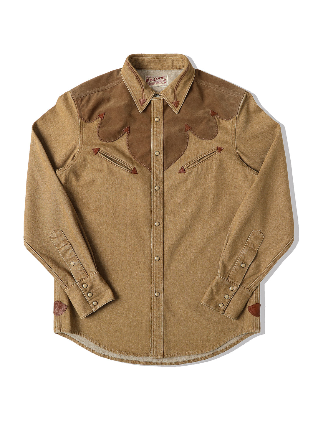 Western Series Yoke Patchwork Shirt
