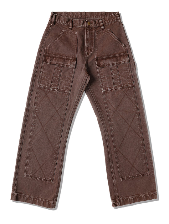 16OZ Red Mud Dyeing Selvedge Denim Wide-Leg jeans
