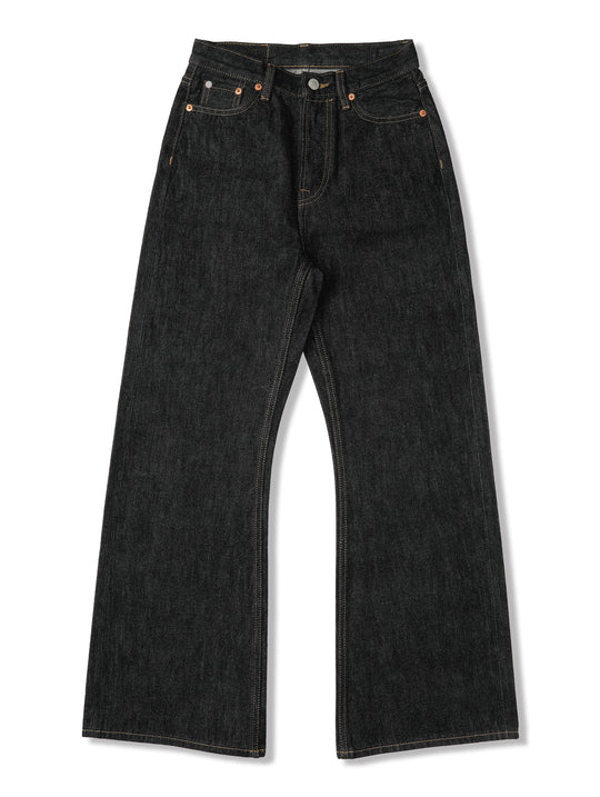 15oz Monroe II Flared jeans-Black Indigo