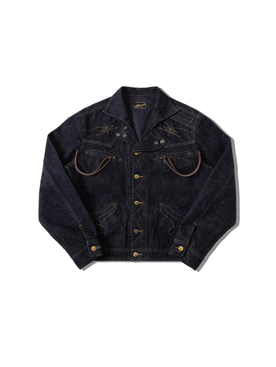 Western Series Rider Selvedge Denim Jacket-Indigo