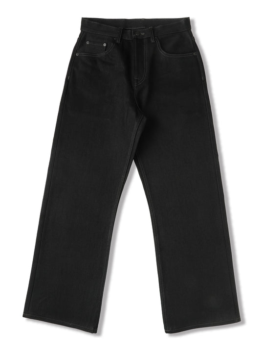 22.4OZ Carbonized Black Swordsman Wide-Leg jeans