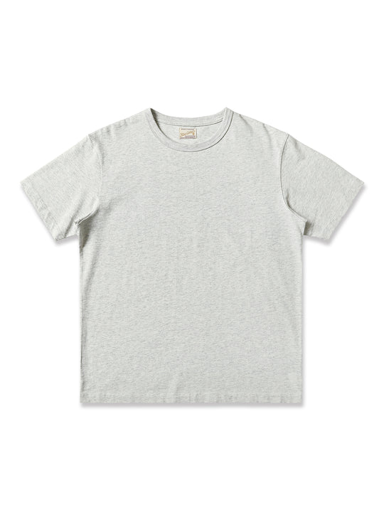Three-Color Regular-Fit Crew Neck T-shirt-White