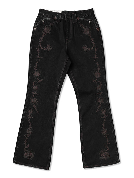 Mvc&Co. 722# Western Embroidered Flare jeans