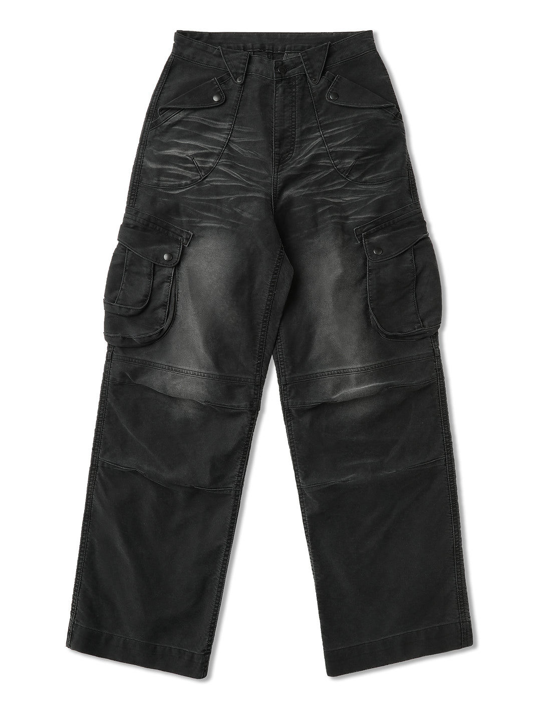 Moleskin Cargo Wide-Leg pants