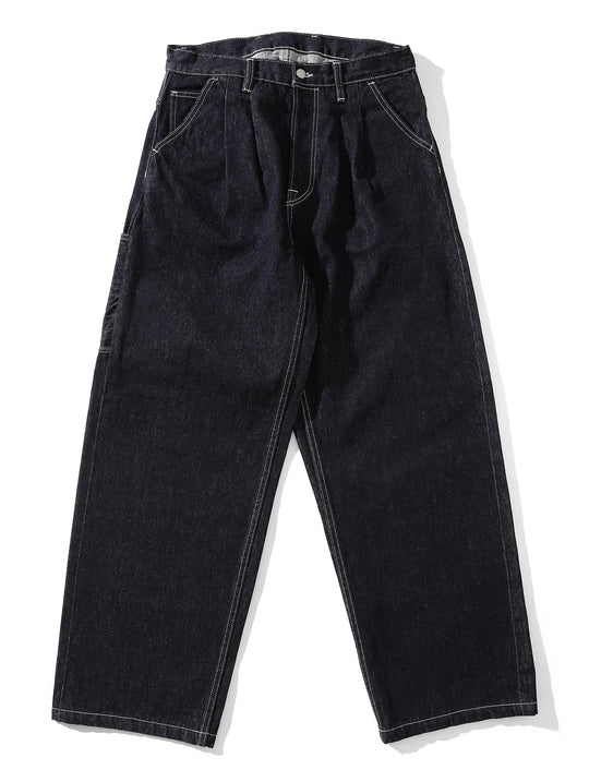 "Sun Never Sets" Wide-Leg jeans