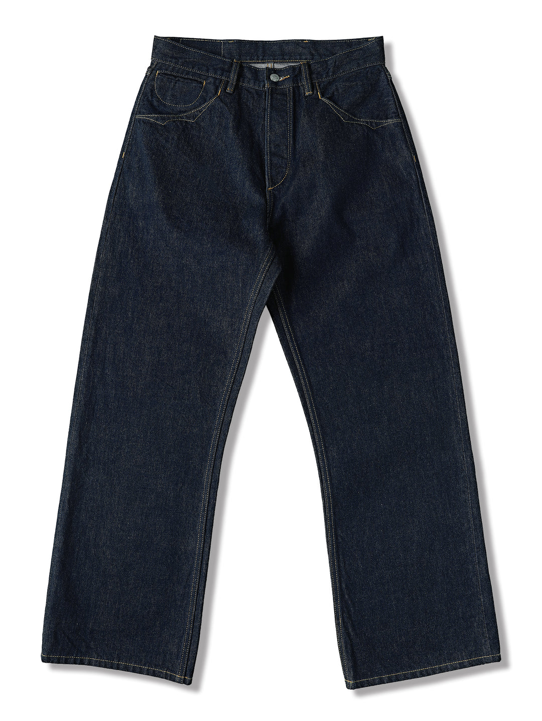 Lace-Back Selvedge Denim jeans