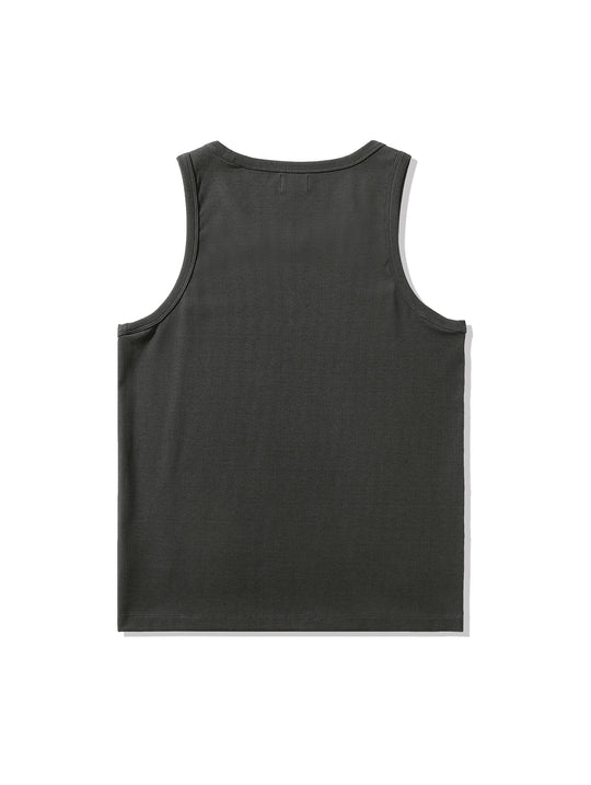 280 grams long fiber Tank Top-Grey