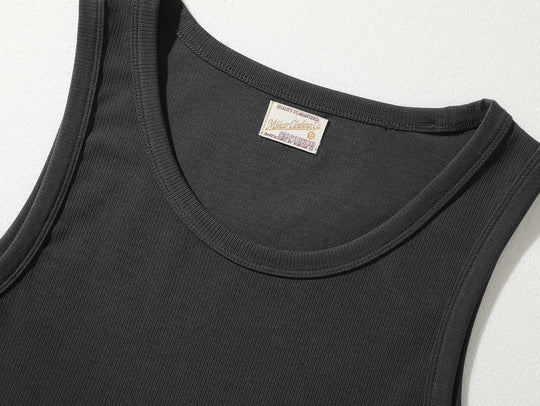 280 grams long fiber Tank Top-Grey