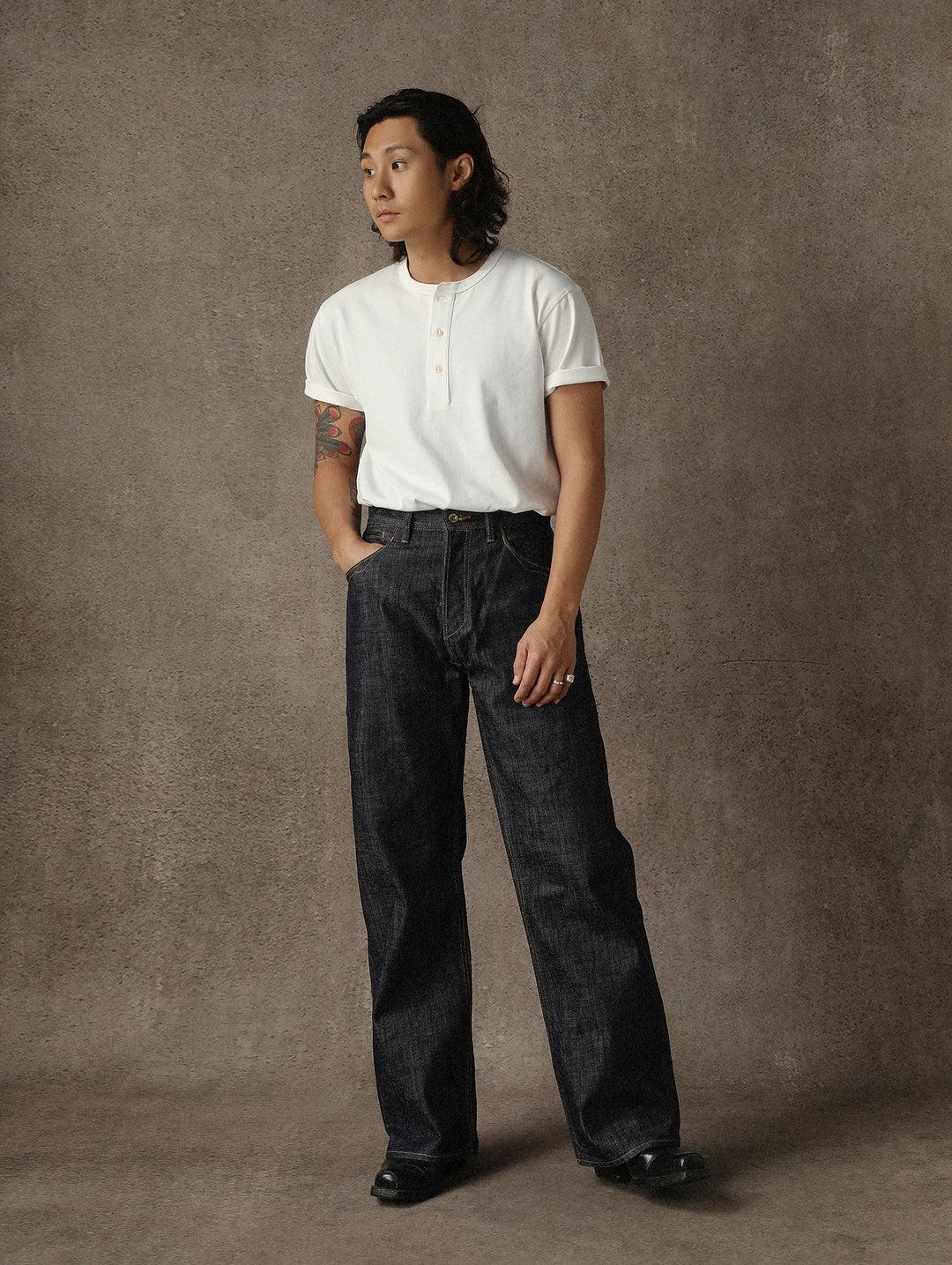 Mvc&Co. 720# Lace-Back Selvedge Denim jeans