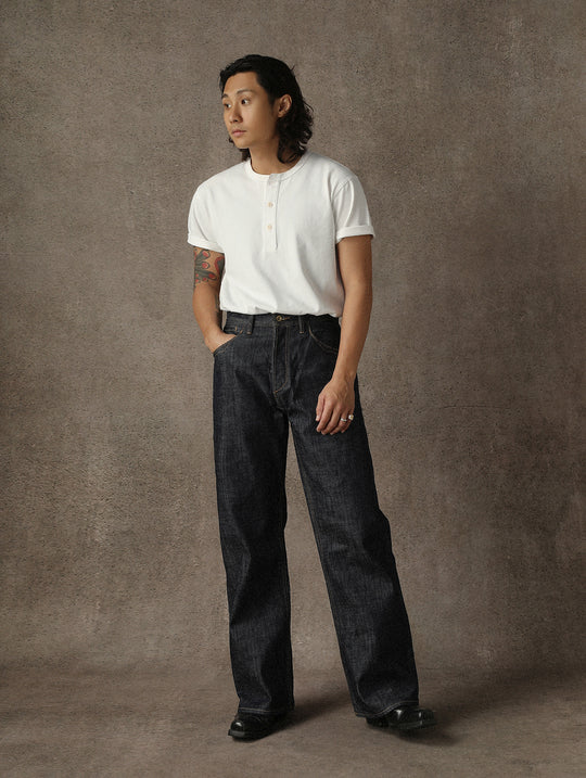 Mvc&Co. 720# Lace-Back Selvedge Denim jeans