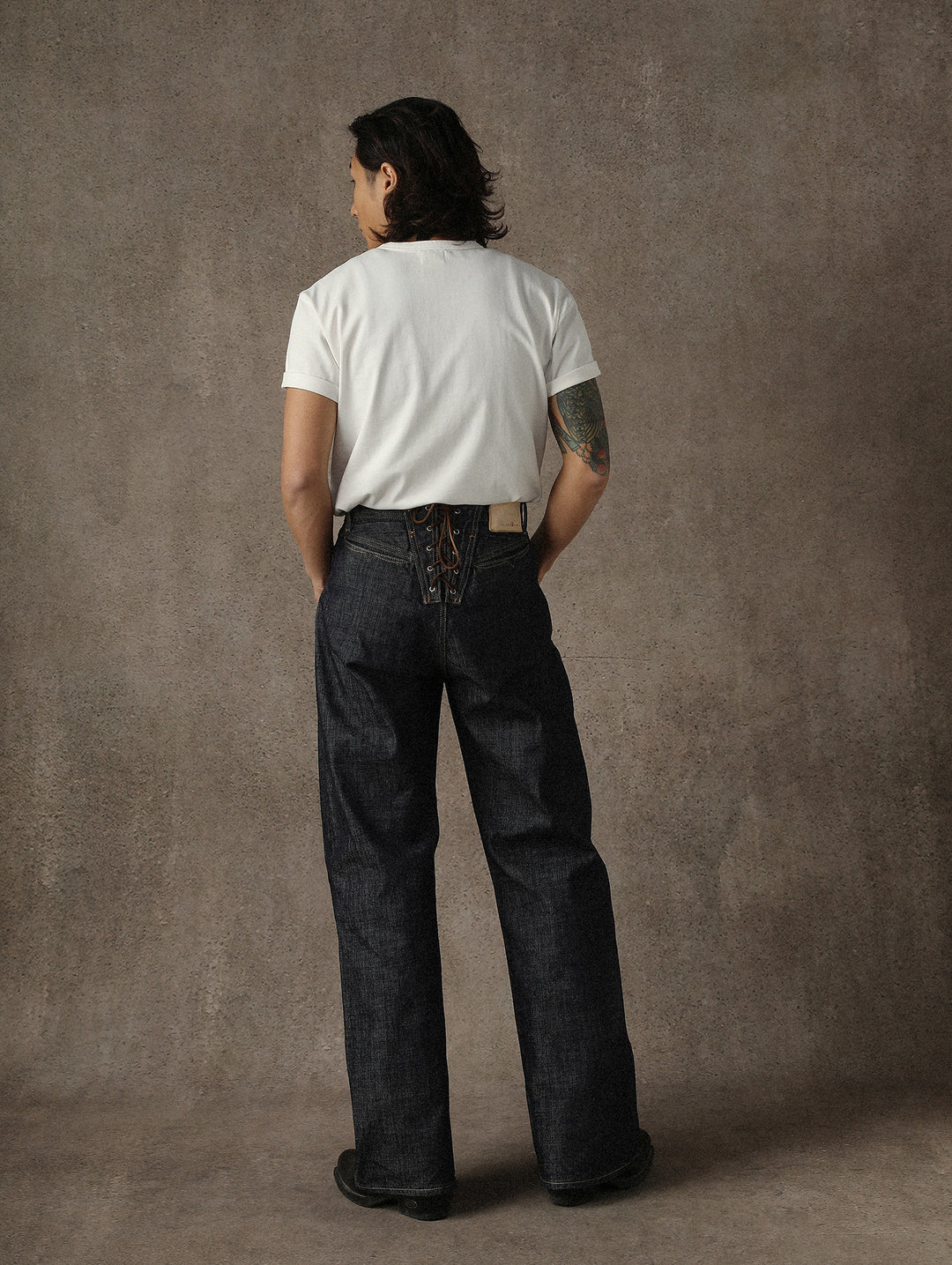Mvc&Co. 720# Lace-Back Selvedge Denim jeans