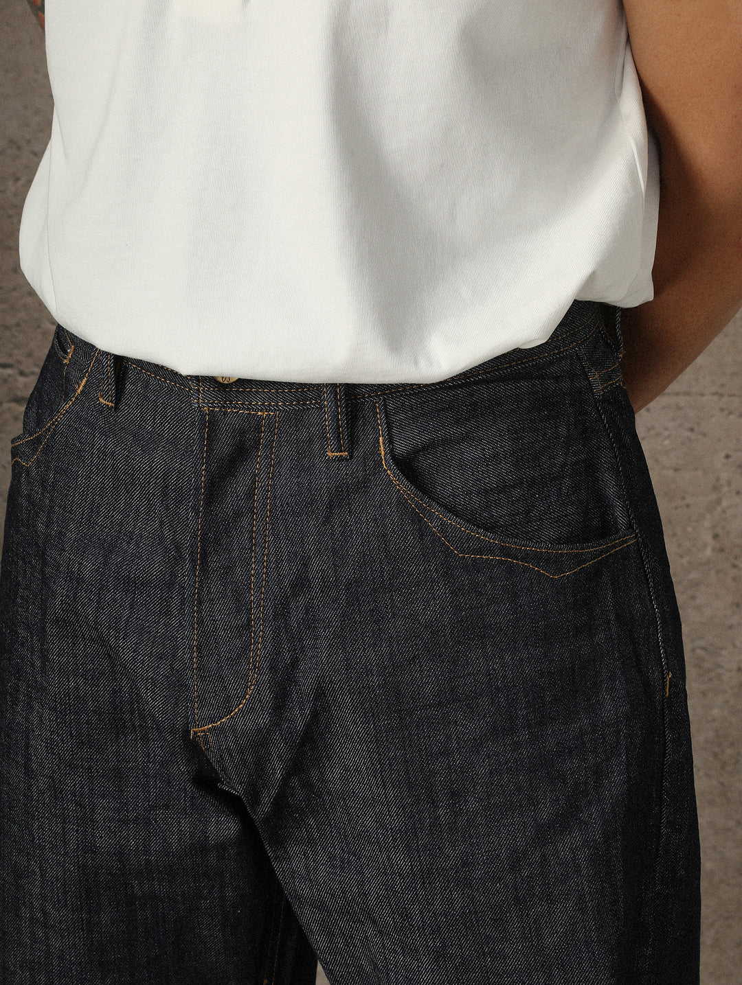 Mvc&Co. 720# Lace-Back Selvedge Denim jeans