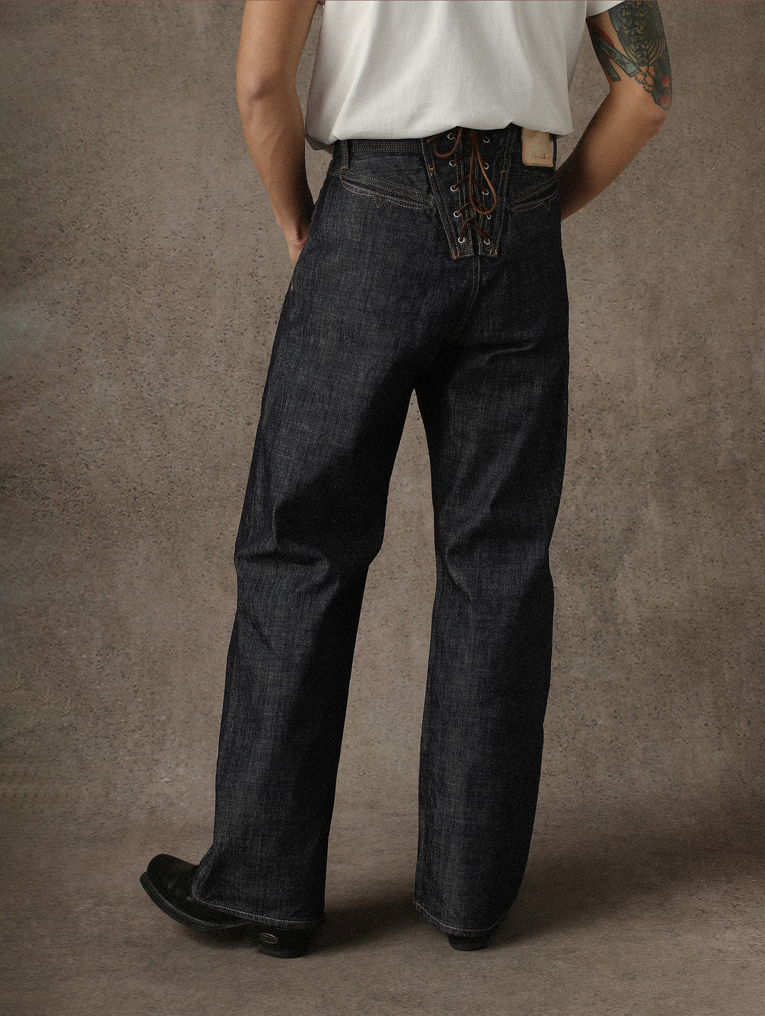 Mvc&Co. 720# Lace-Back Selvedge Denim jeans
