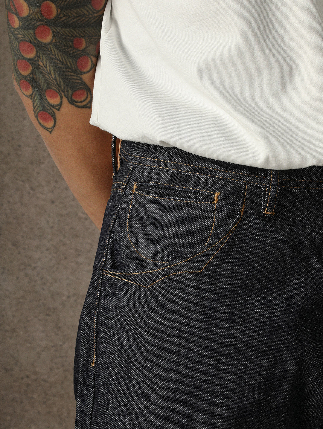 Mvc&Co. 720# Lace-Back Selvedge Denim jeans