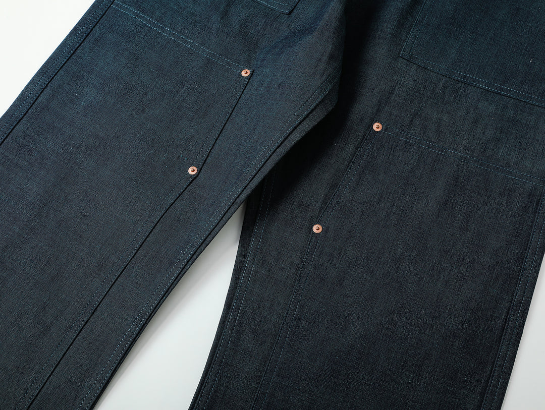 Ba Series 11.5OZ Double Knee Wide-Leg pants