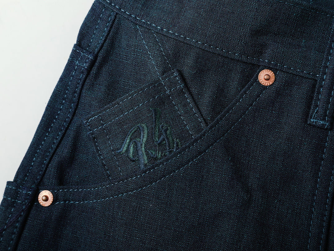Ba Series 11.5OZ Double Knee Wide-Leg pants