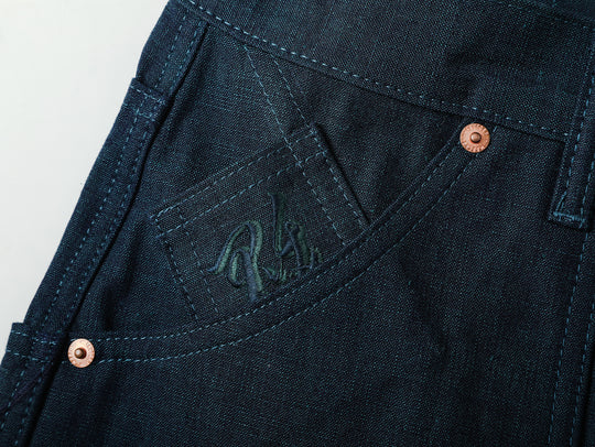 Ba Series 11.5OZ Double Knee Wide-Leg pants