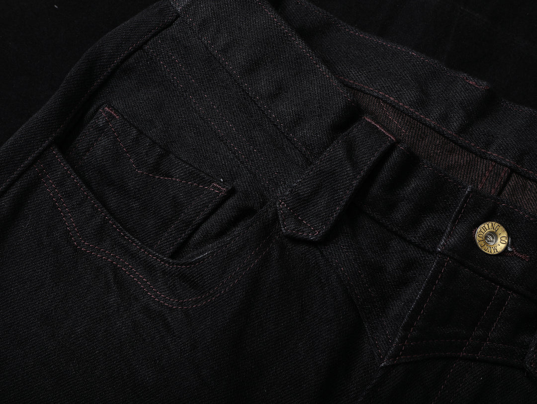 Western Embroidered Bootcut Selvedge Denim jeans