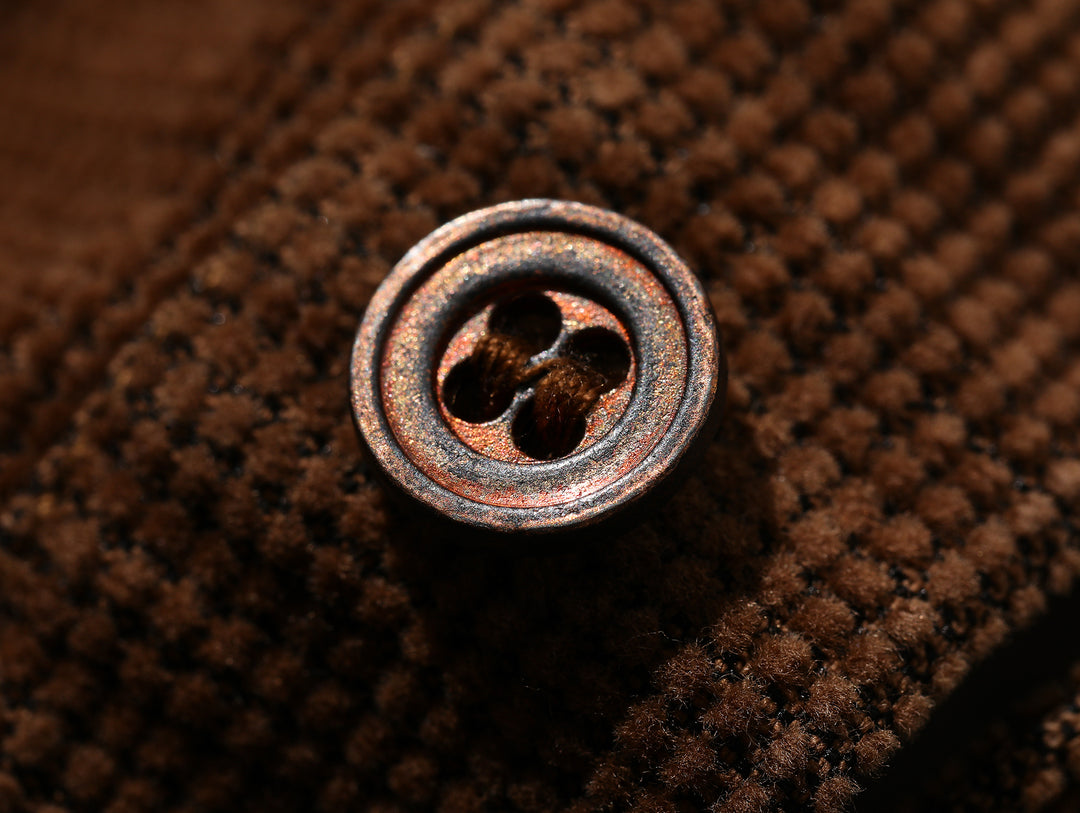 Western Series Paisley Embroidered Corduroy Shirt