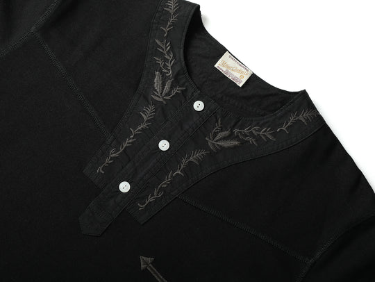 Western Series Embroidery Poet Shirt