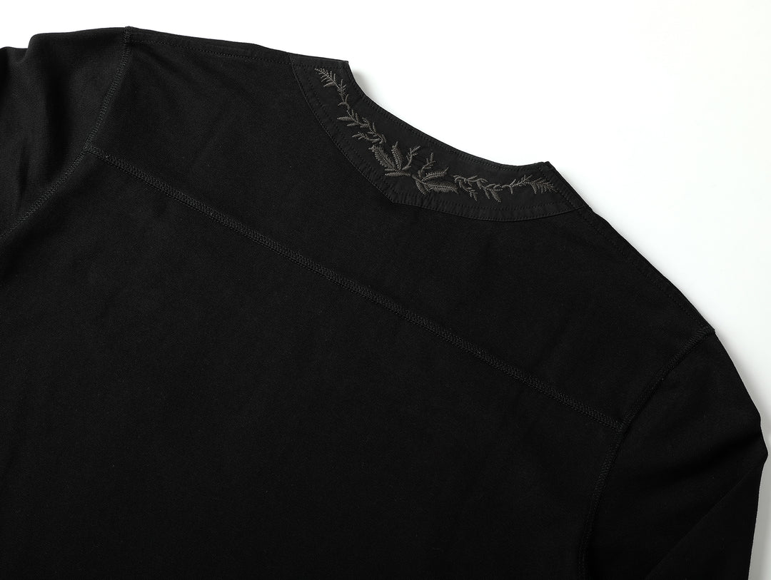 Western Series Embroidery Poet Shirt