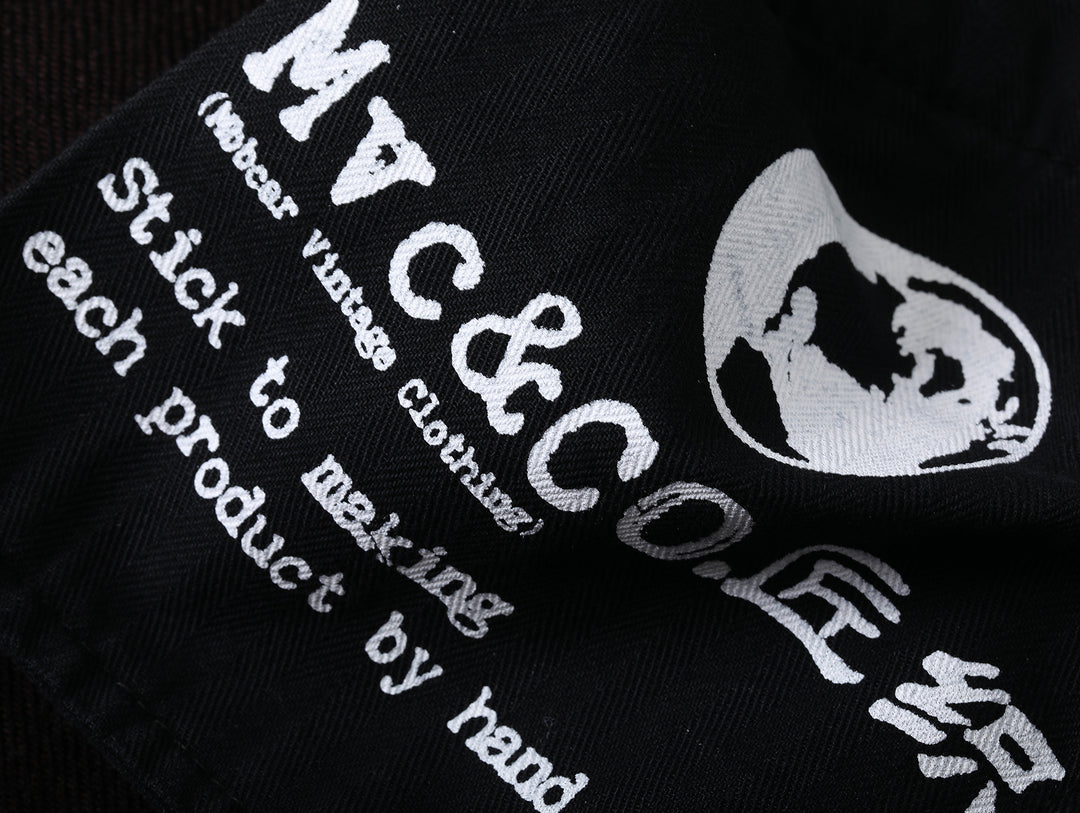 Western Embroidered Bootcut Selvedge Denim jeans