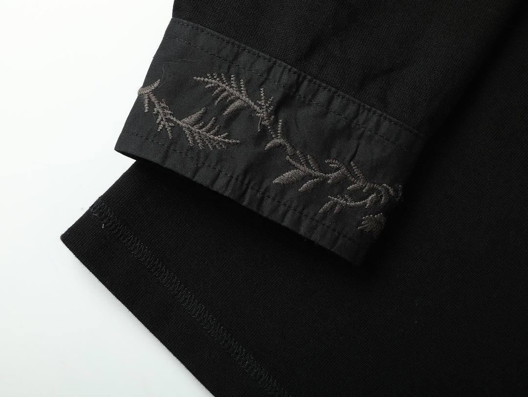 Western Series Embroidery Poet Shirt