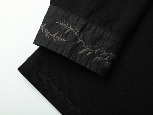 Western Series Embroidery Poet Shirt