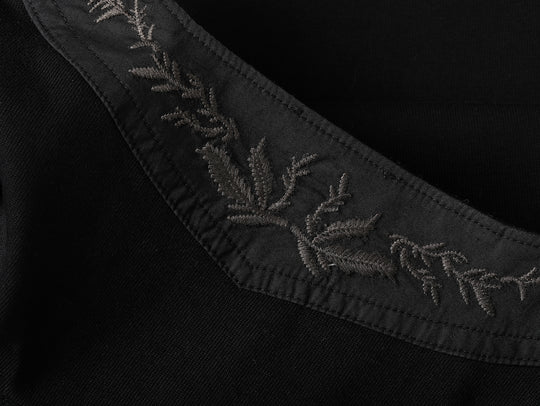 Western Series Embroidery Poet Shirt
