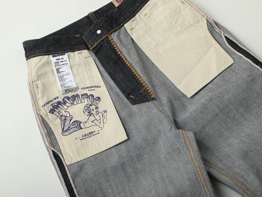 13oz Monroe II Wide-Leg jeans-Indigo