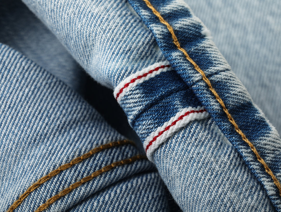 Ice Blue Washed Wide-Leg jeans